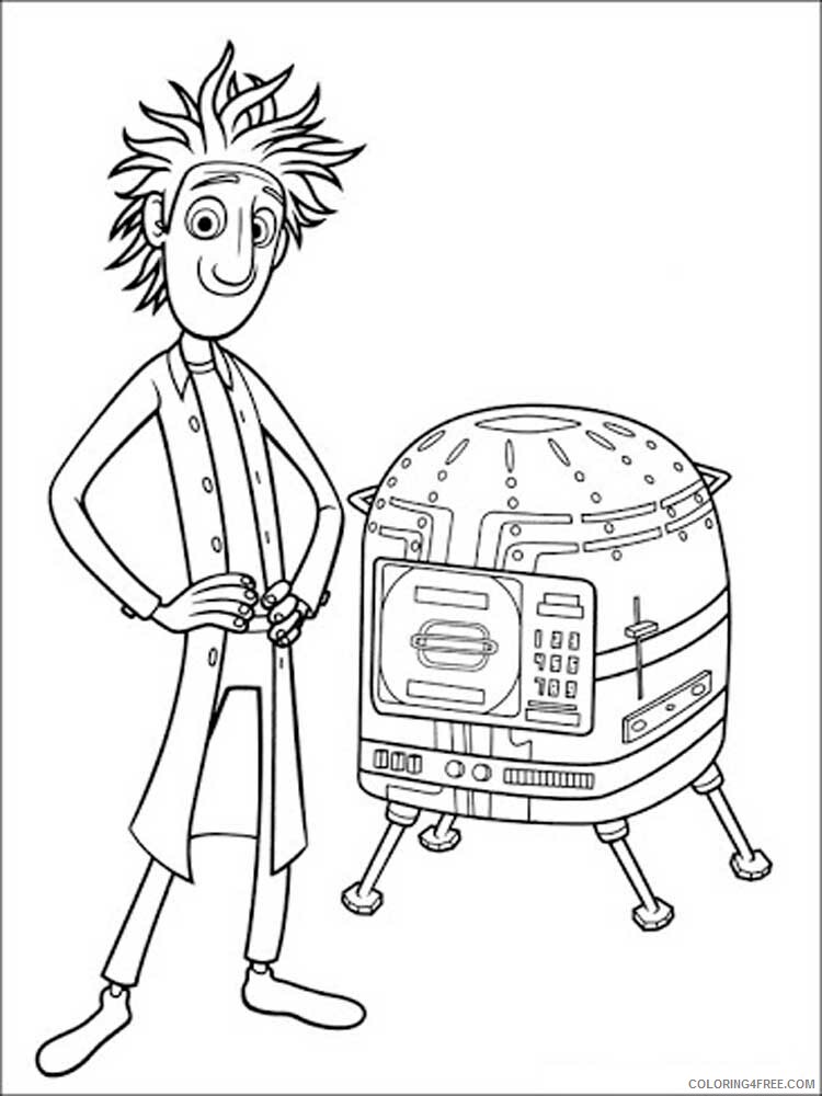 Cloudy with a Chance of Meatballs Coloring Pages TV Film Printable 2020 02241 Coloring4free