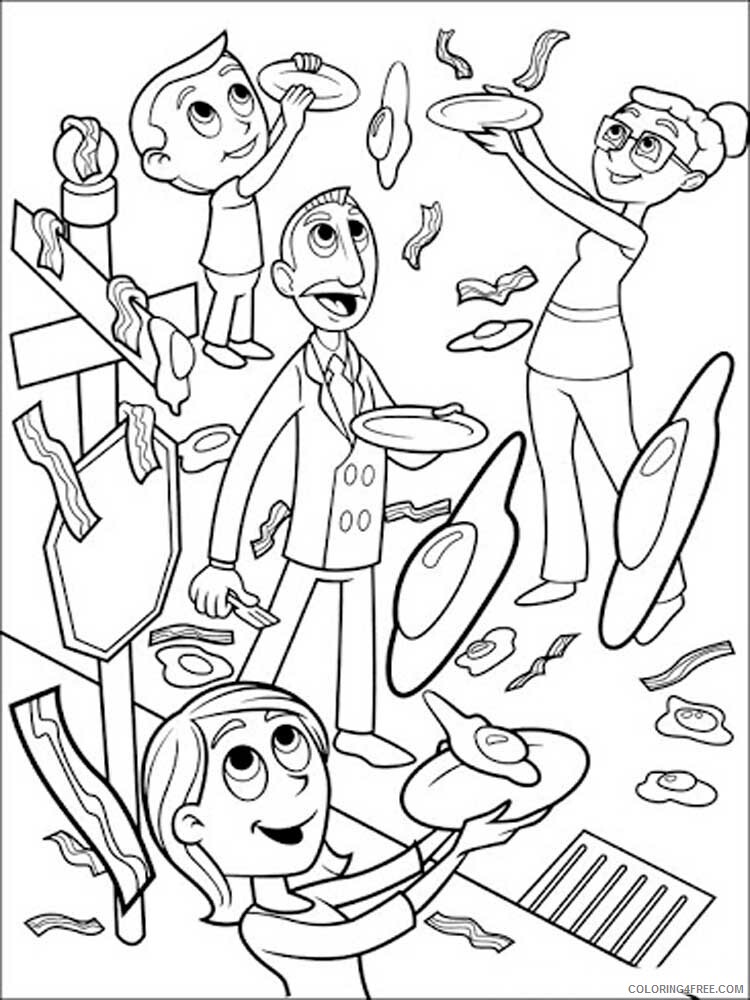 Cloudy with a Chance of Meatballs Coloring Pages TV Film Printable 2020 02242 Coloring4free