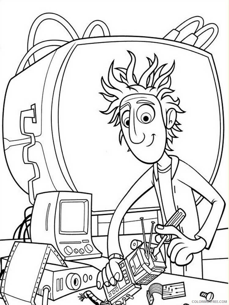 Cloudy with a Chance of Meatballs Coloring Pages TV Film Printable 2020 02250 Coloring4free
