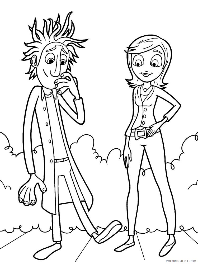 Cloudy with a Chance of Meatballs Coloring Pages TV Film Printable 2020 02251 Coloring4free