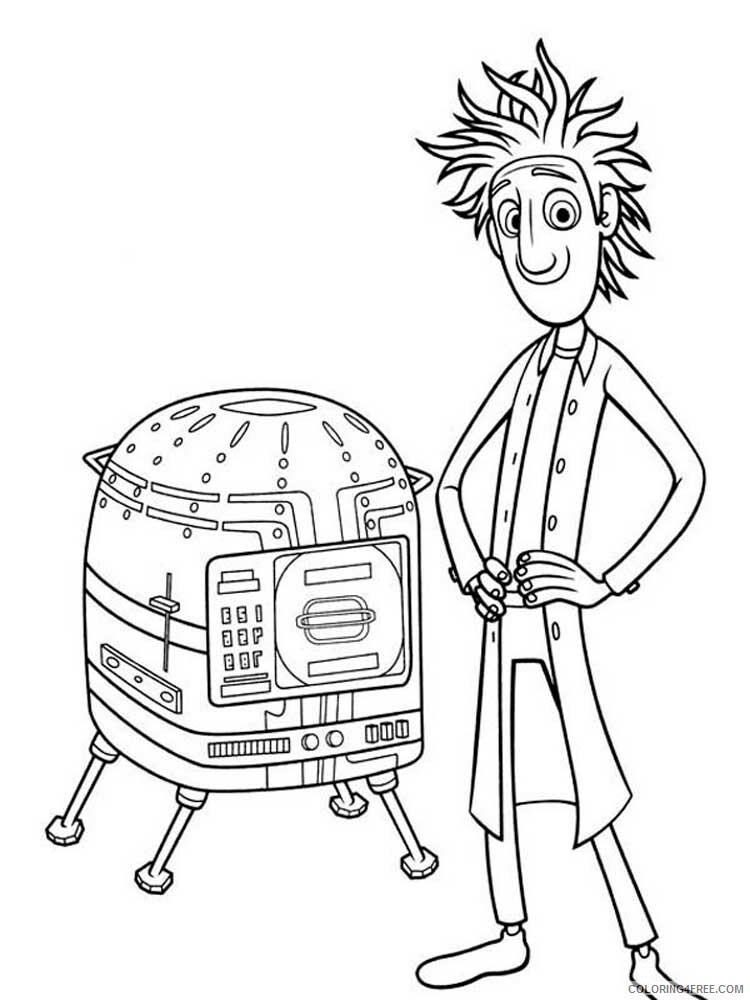 Cloudy with a Chance of Meatballs Coloring Pages TV Film Printable 2020 02252 Coloring4free