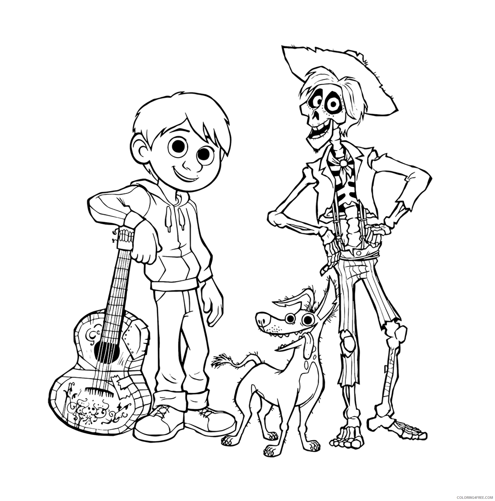 Coco Coloring Pages TV Film Cocos Printable 2020 02277 Coloring4free
