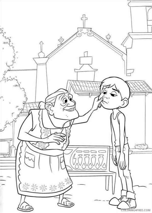 Coco Coloring Pages TV Film Free Coco Printable 2020 02282 Coloring4free