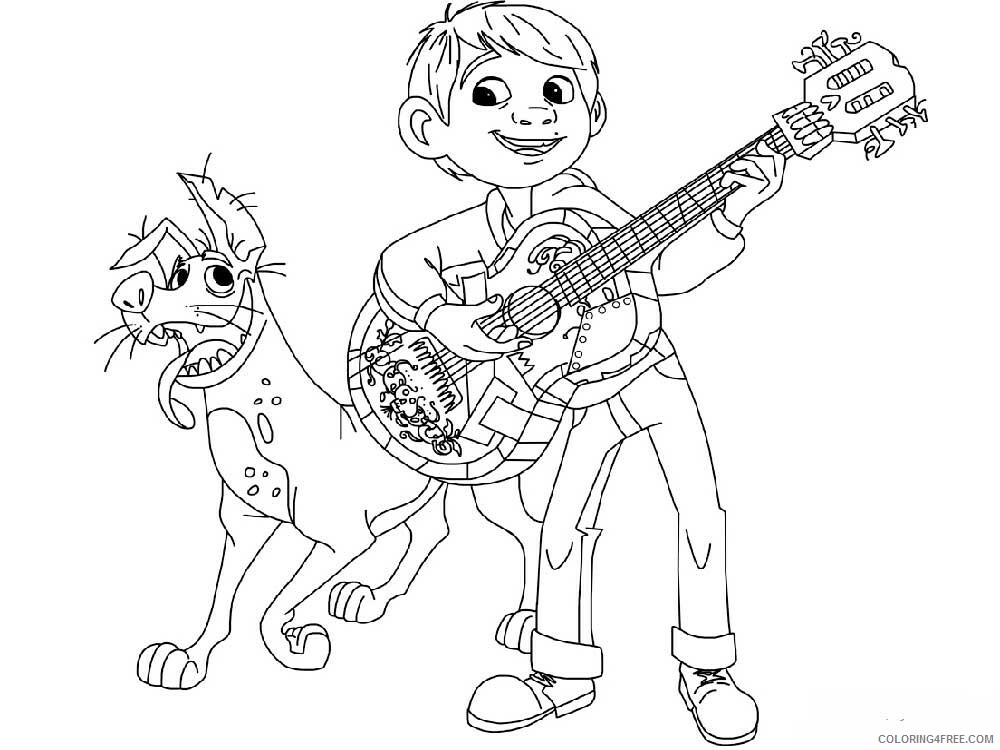 Coco Coloring Pages TV Film coco 13 Printable 2020 02266 Coloring4free
