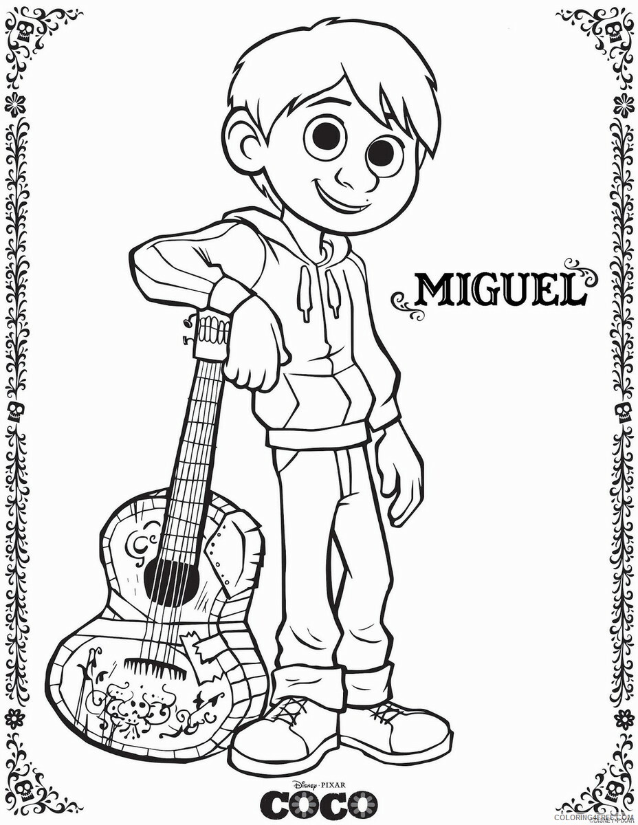 Coco Coloring Pages TV Film coco 2 Printable 2020 02255 Coloring4free