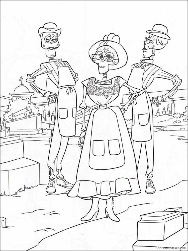Coco Coloring Pages TV Film coco 2 Printable 2020 02268 Coloring4free