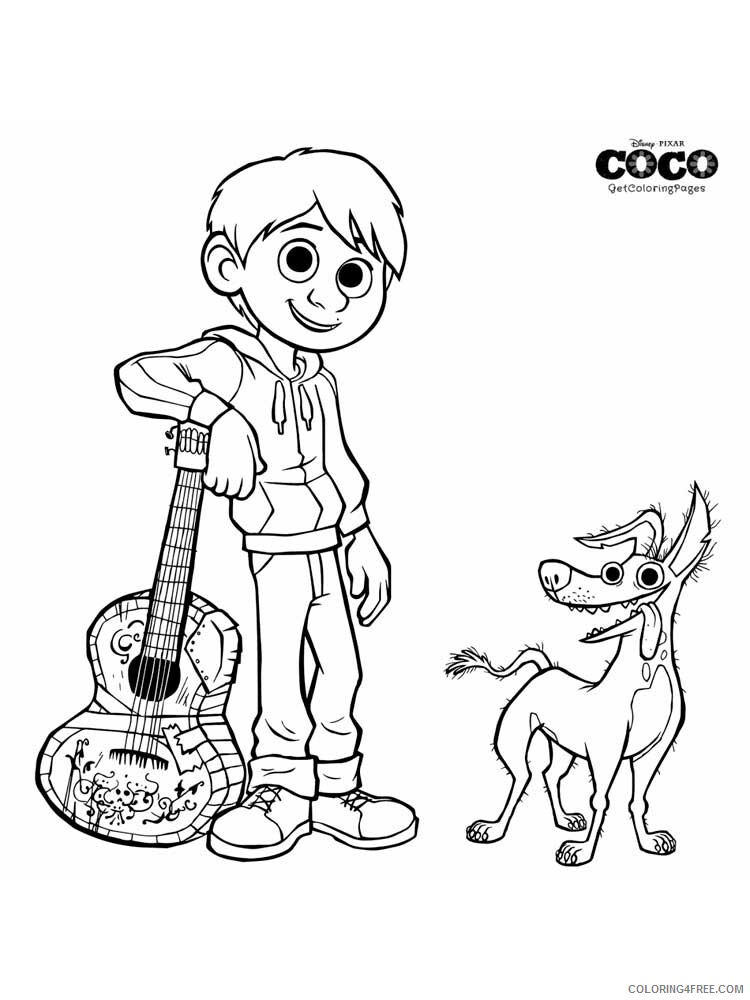 Coco Coloring Pages TV Film coco 5 Printable 2020 02270 Coloring4free