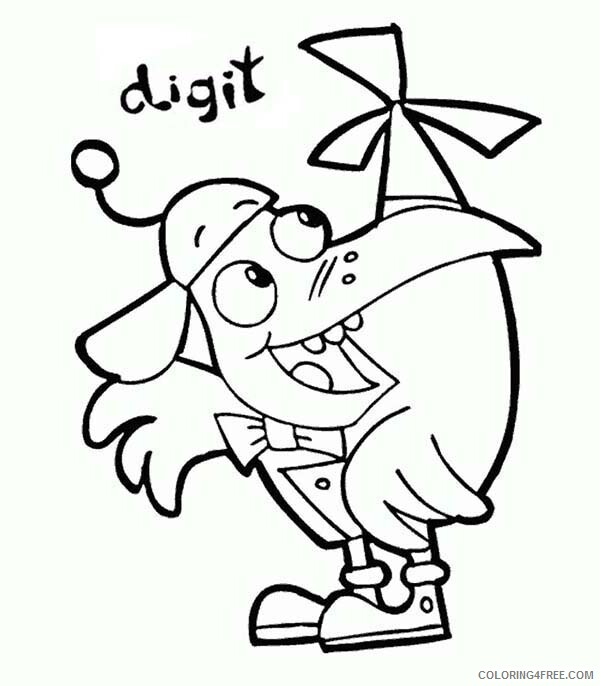 Cyberchase Coloring Pages TV Film Cyberchase Character Digit 2020 02313 Coloring4free