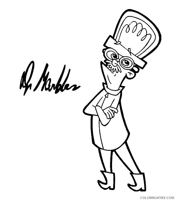 Cyberchase Coloring Pages TV Film Cyberchase Character Dr Marbles 2020 02314 Coloring4free