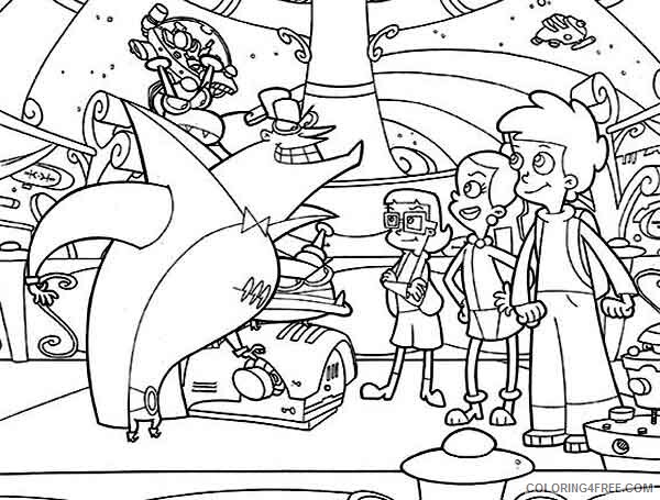 Cyberchase Coloring Pages TV Film Hacker Threatened Matt and Friends 2020 02329 Coloring4free