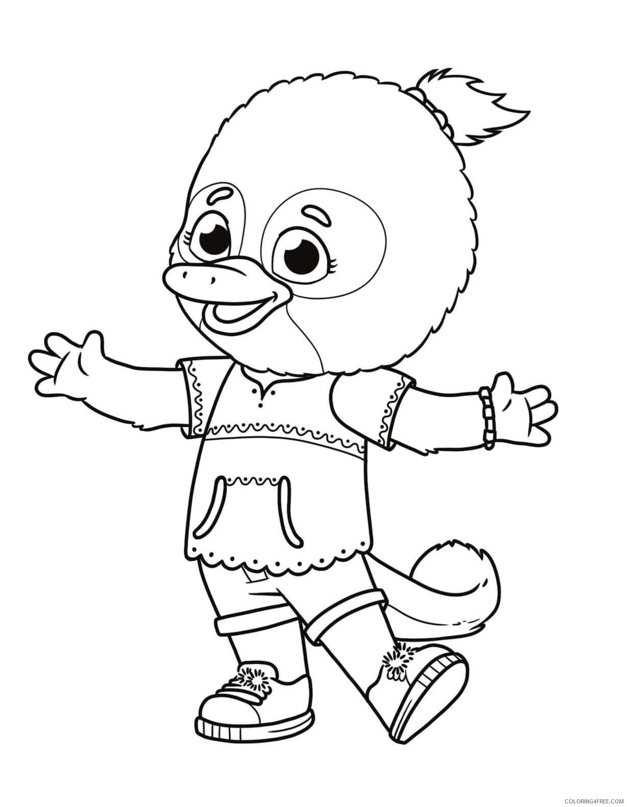 Daniel Tiger Coloring Pages TV Film danieliger youtube book Printable 2020 02337 Coloring4free