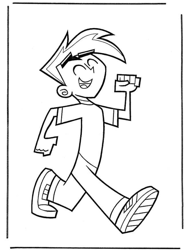 Danny Phantom Coloring Pages TV Film Danny Phantom Pictures Printable 2020 02377 Coloring4free