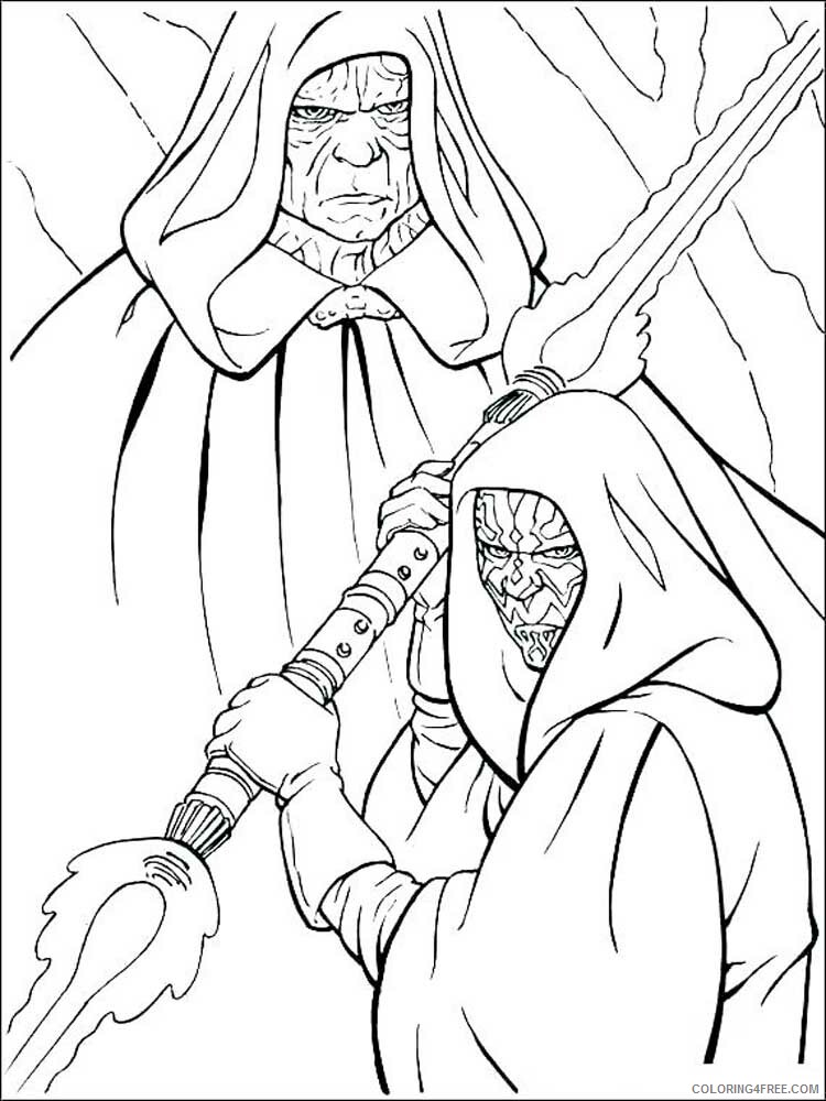 Darth Maul Coloring Pages TV Film Darth Maul 9 Printable 2020 02397 Coloring4free
