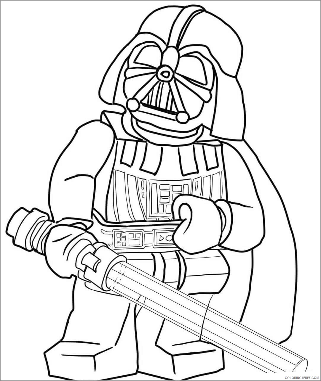 Darth Vader Coloring Pages TV Film baby darth vader Printable 2020 02403 Coloring4free