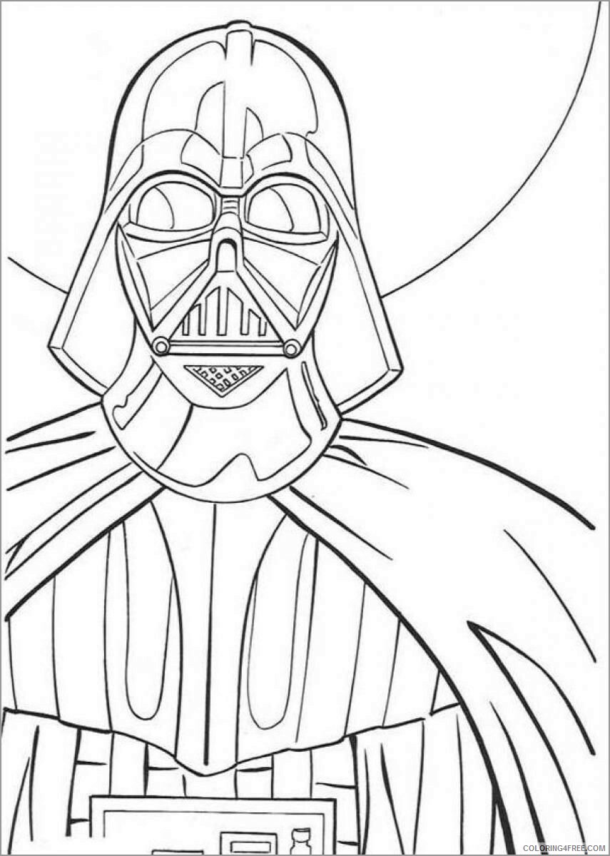 Darth Vader Coloring Pages TV Film of darth vader unsmushed Printable 2020 02404 Coloring4free