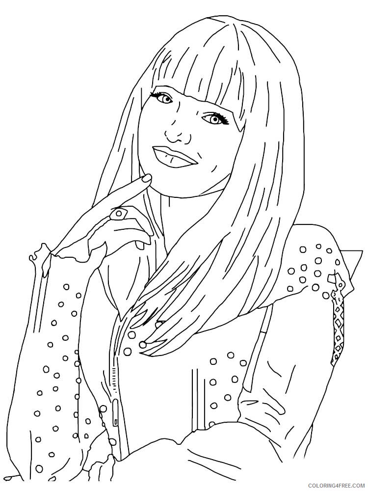 Descendants Wicked World Coloring Pages TV Film Descendants Printable 2020 02462 Coloring4free