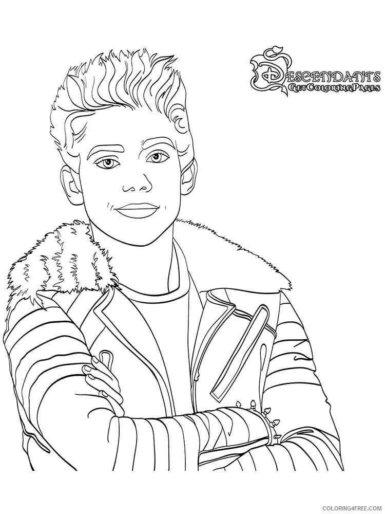 Descendants Wicked World Coloring Pages TV Film Descendants Printable 2020 02463 Coloring4free