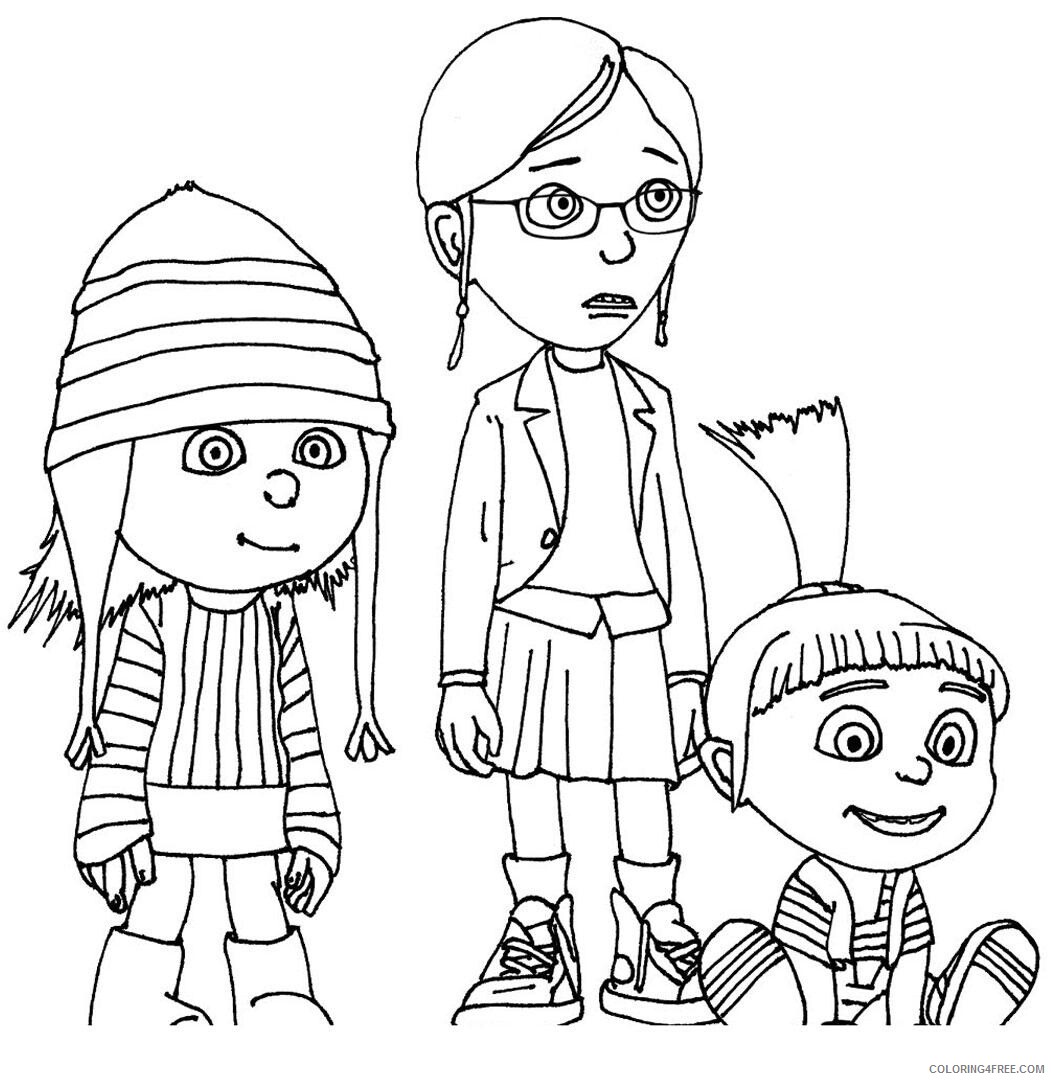 Despicable Me Coloring Pages TV Film Despicable Me For Kids Printable 2020 02492 Coloring4free