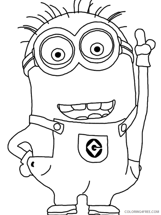Despicable Me Coloring Pages TV Film Despicable Me Jerry Printable 2020 02504 Coloring4free