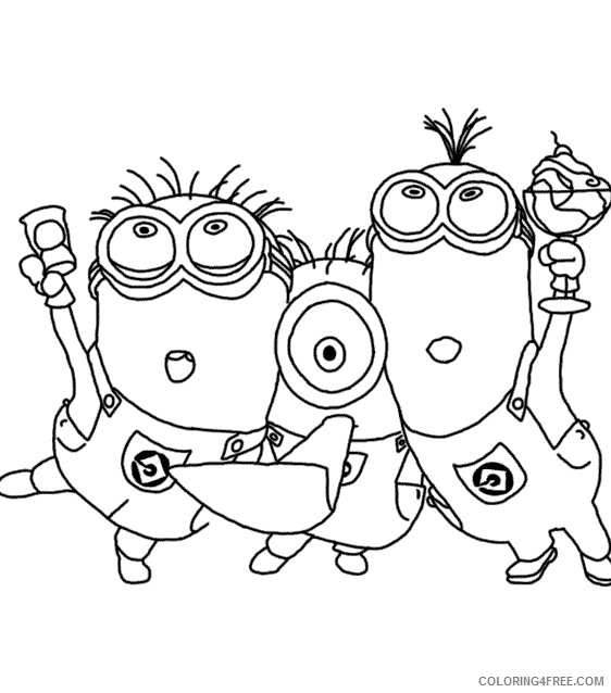 Despicable Me Coloring Pages TV Film Despicable Me Printable 2020 02491 Coloring4free