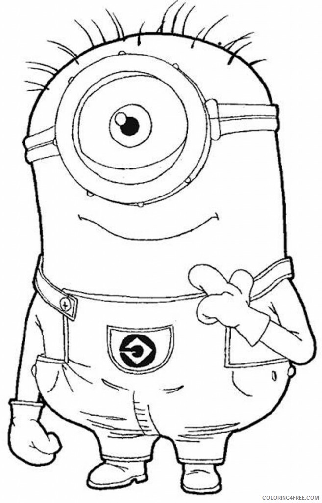Despicable Me Coloring Pages TV Film Despicable Me Sheet Printable 2020 02499 Coloring4free