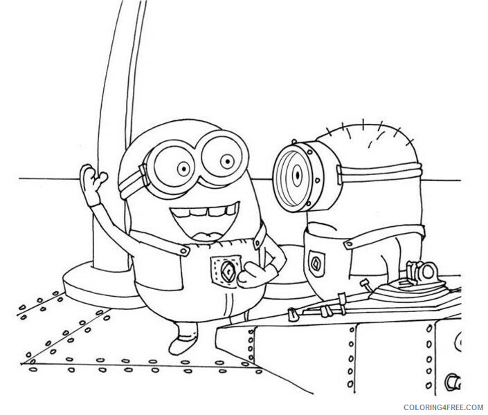 Despicable Me Coloring Pages TV Film Despicable Me to Print Printable 2020 02497 Coloring4free