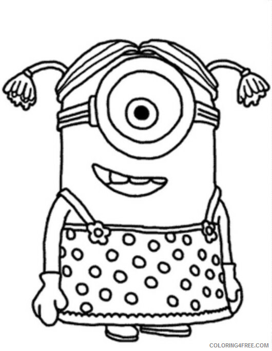 Despicable Me Coloring Pages TV Film Free Despicable Me Printable 2020 02508 Coloring4free