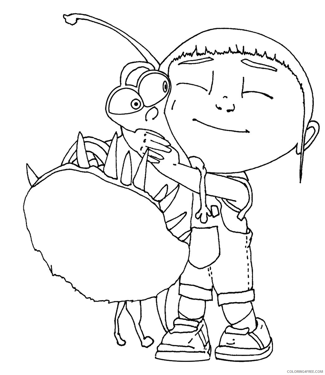 Despicable Me Coloring Pages TV Film despicable_me_cl_05 Printable 2020 02470 Coloring4free