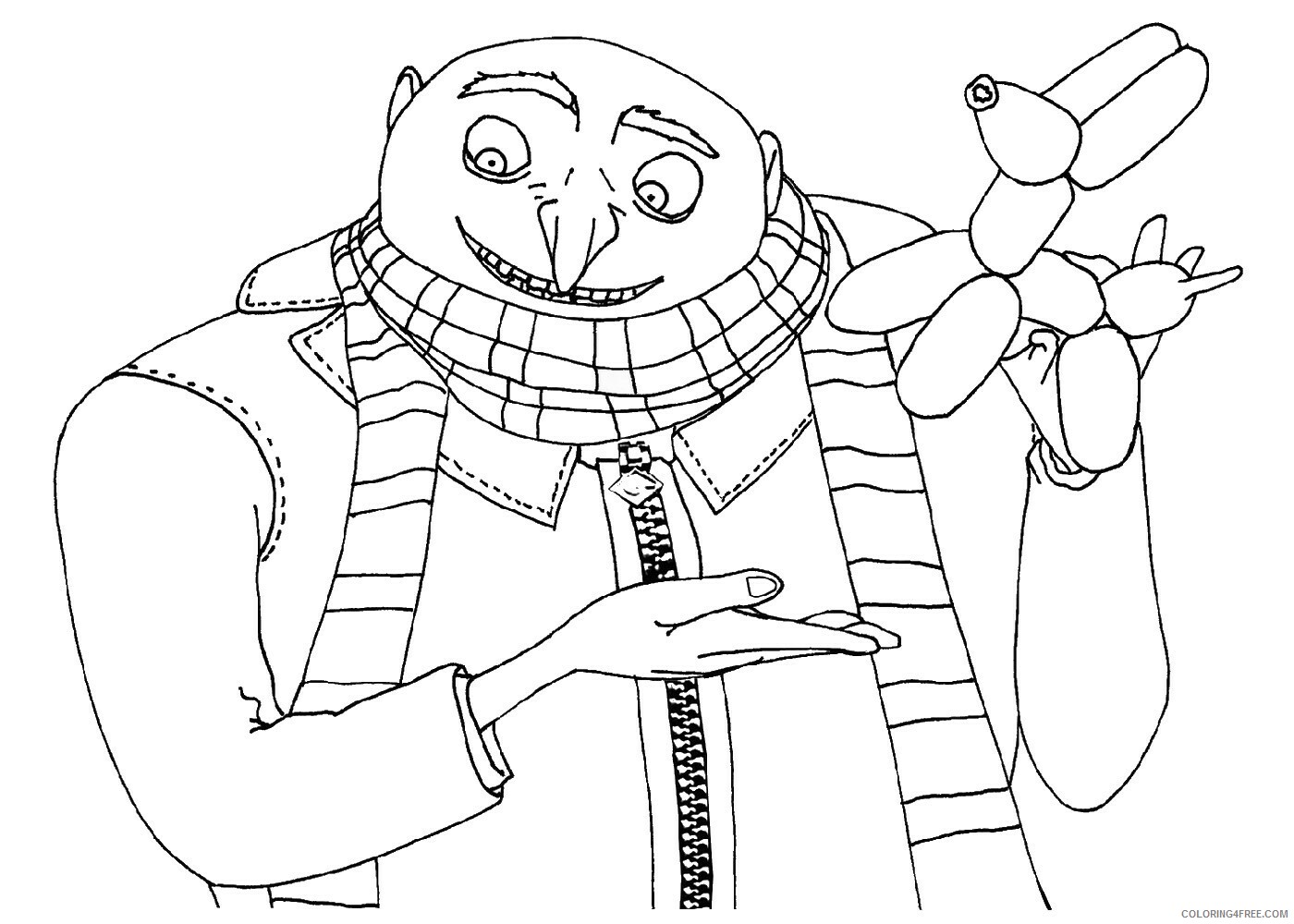 Despicable Me Coloring Pages TV Film despicable_me_cl_06 Printable 2020 02471 Coloring4free