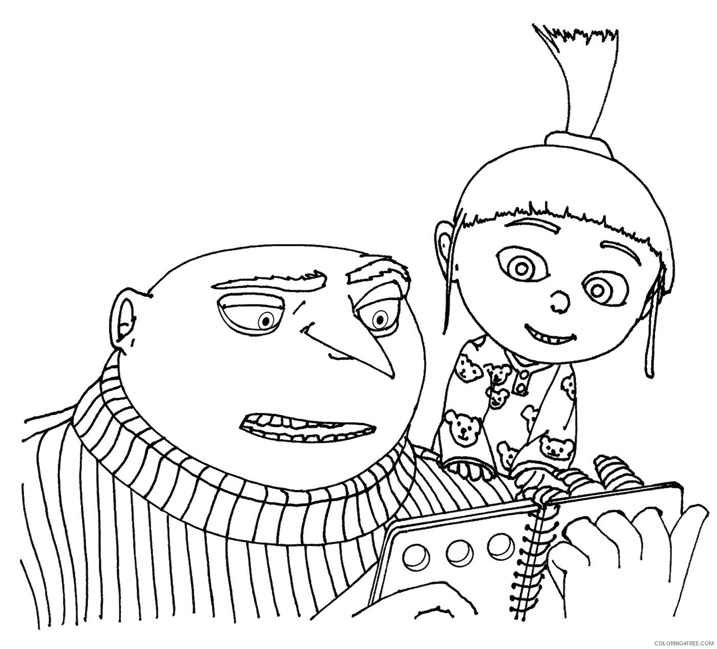 Despicable Me Coloring Pages TV Film despicable_me_cl_08 Printable 2020 02473 Coloring4free