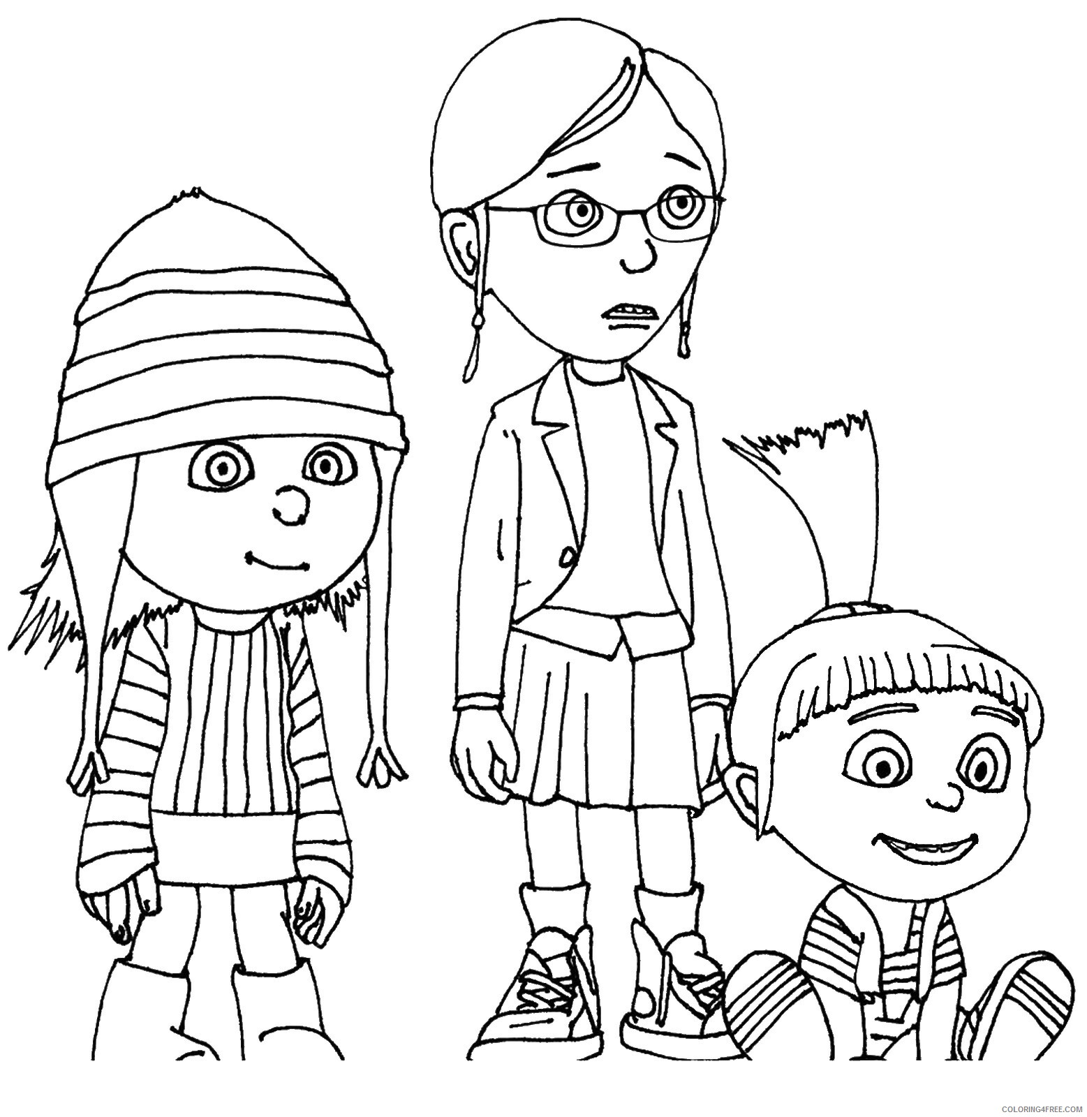 Despicable Me Coloring Pages TV Film despicable_me_cl_15 Printable 2020 02480 Coloring4free