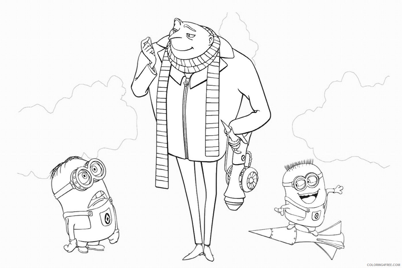 Despicable Me Coloring Pages TV Film despicable_me_cl_17 Printable 2020 02482 Coloring4free