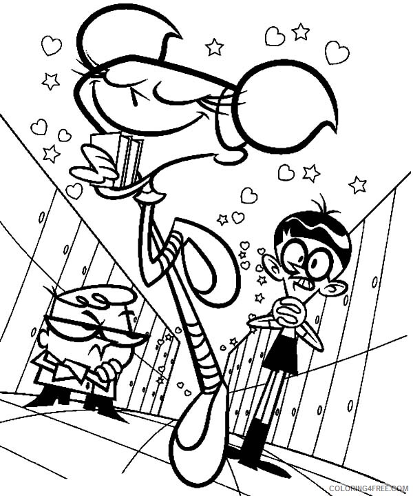 Dexters Laboratory Coloring Pages TV Film Annoyed to See Mandark 2020 02530 Coloring4free