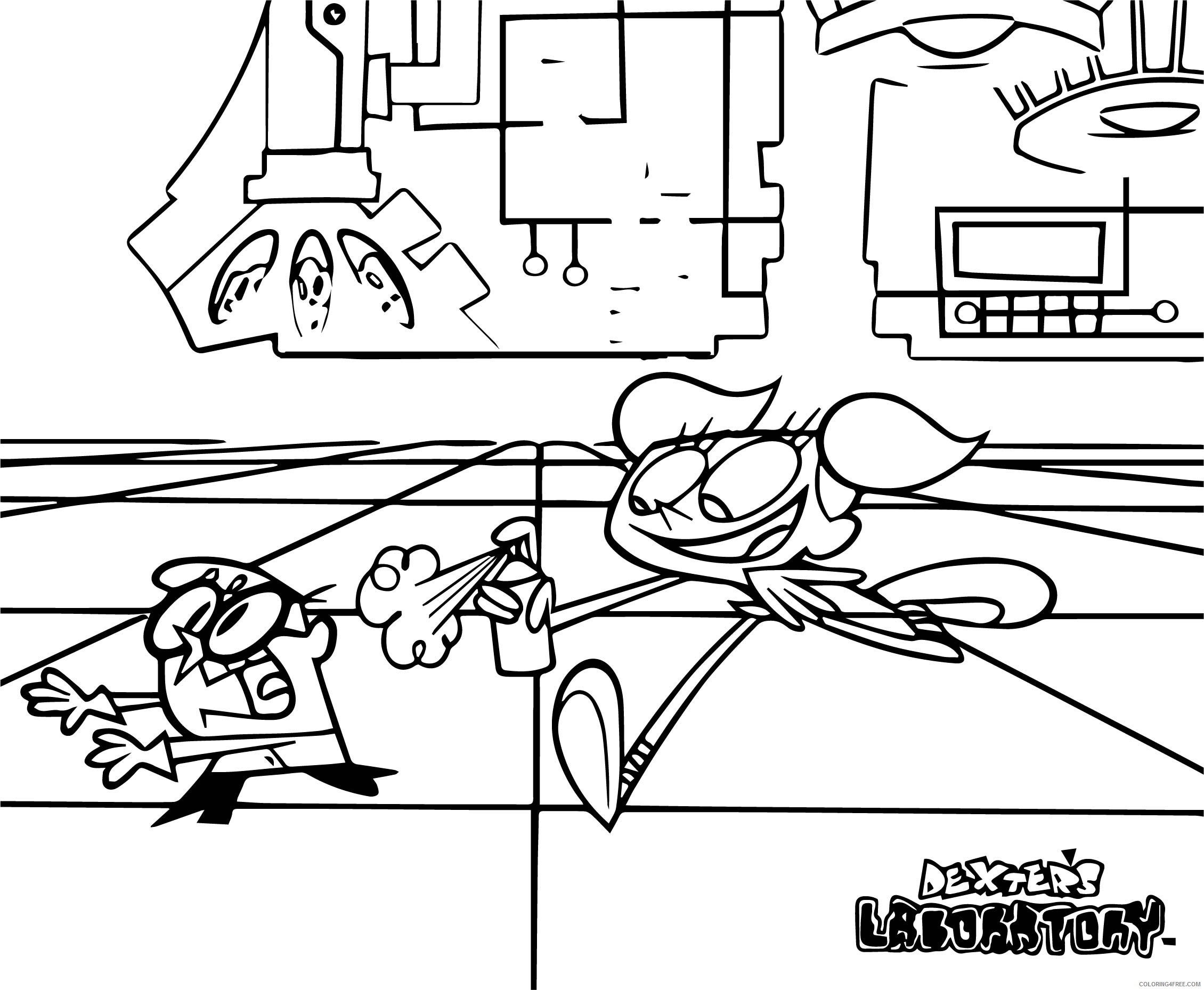 Dexters Laboratory Coloring Pages TV Film Cartoon Dexter Printable 2020 02511 Coloring4free