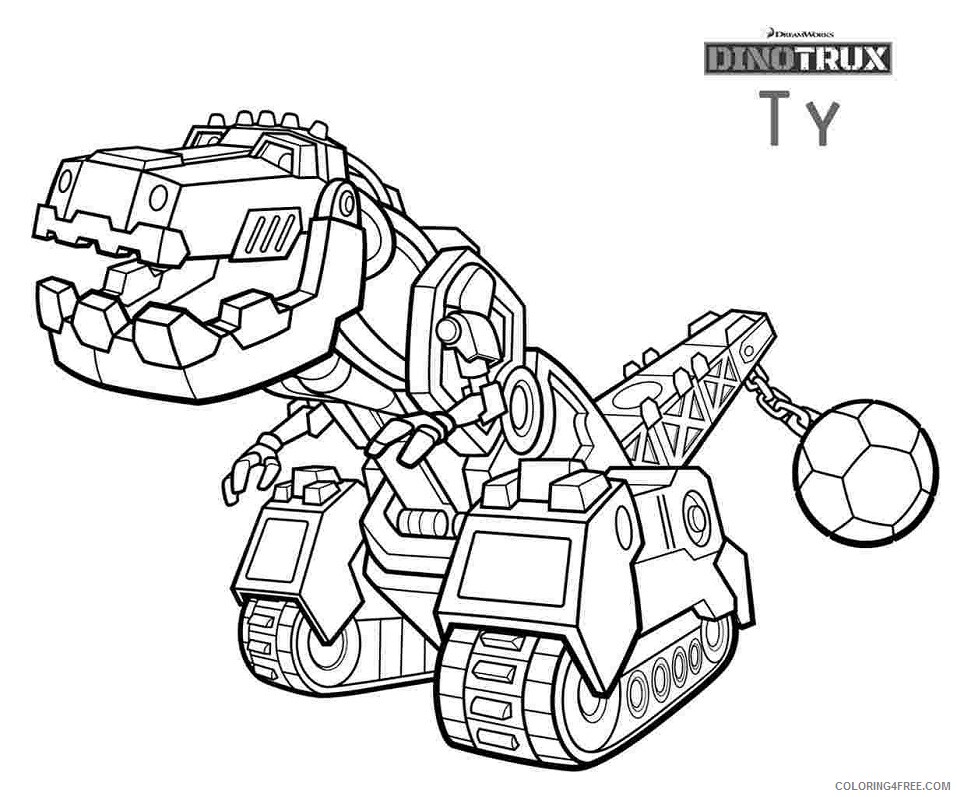 Dinotrux Coloring Pages TV Film skya mama likes this dinotrux Printable 2020 02537 Coloring4free