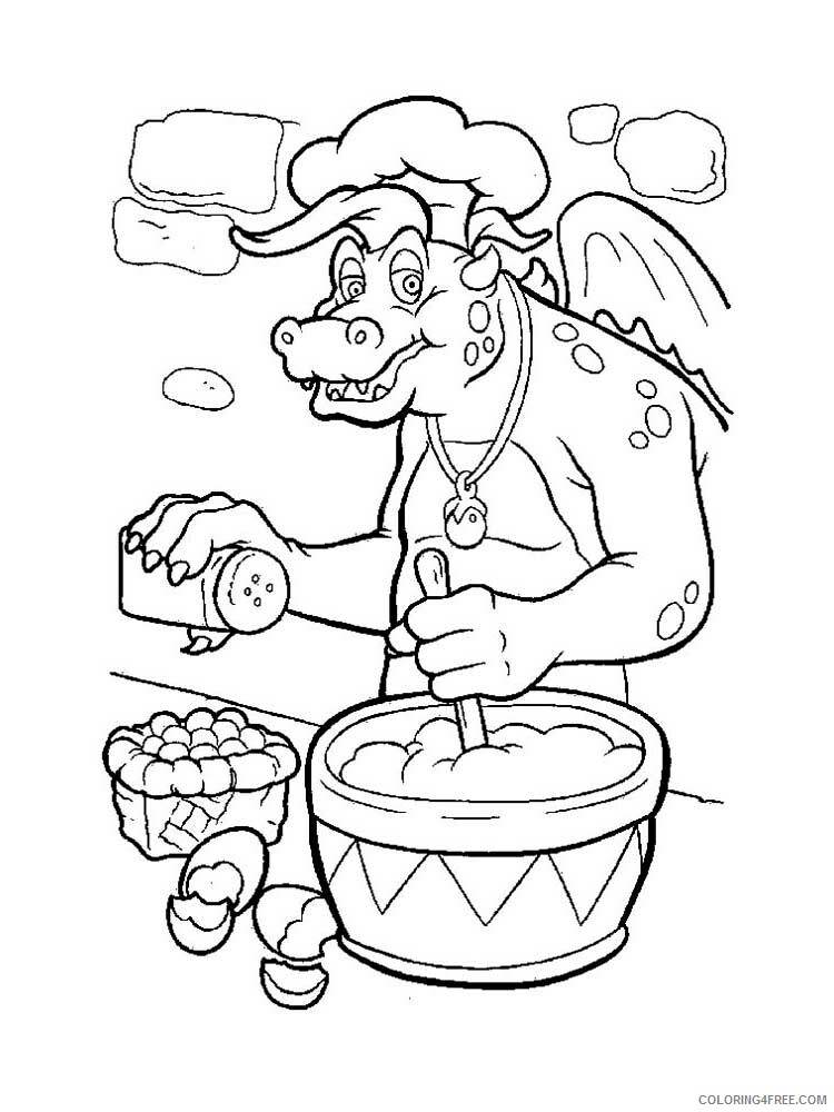 Dragon Tales Coloring Pages TV Film Dragon Tales 4 Printable 2020 02548 Coloring4free