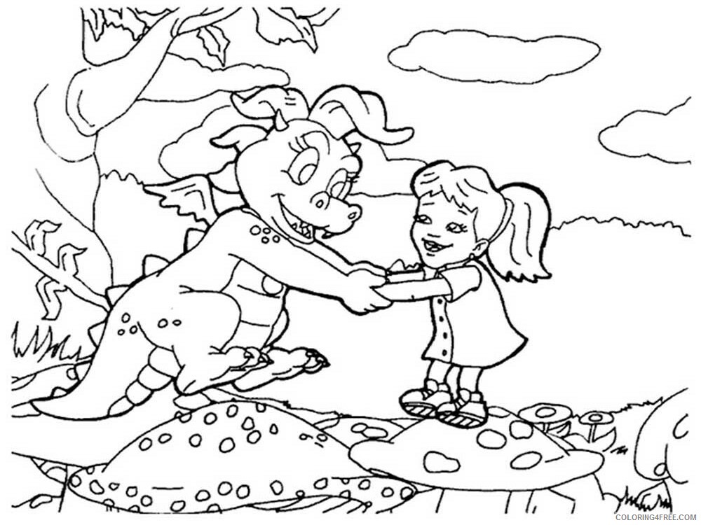 Dragon Tales Coloring Pages TV Film Dragon Tales 6 Printable 2020 02549 Coloring4free