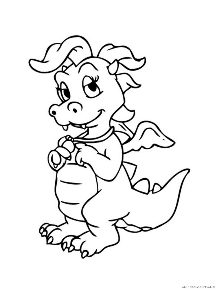 Dragon Tales Coloring Pages TV Film Dragon Tales 9 Printable 2020 02552 Coloring4free