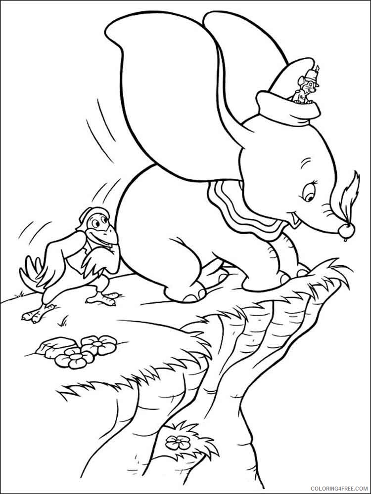 Dumbo Coloring Pages TV Film Dumbo 11 Printable 2020 02579 Coloring4free