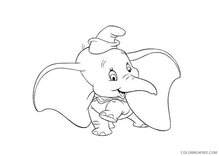 Dumbo Coloring Pages TV Film Dumbo 2 Printable 2020 02577 Coloring4free