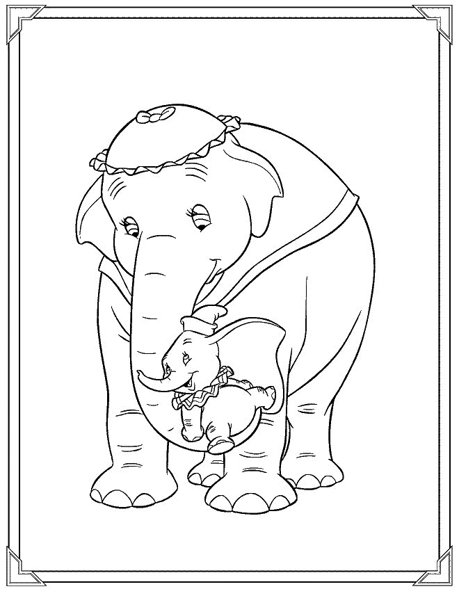 Dumbo Coloring Pages TV Film dumbo 19 Printable 2020 02584 Coloring4free