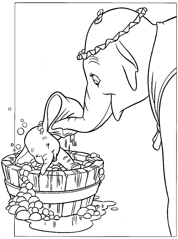 Dumbo Coloring Pages TV Film dumbo 20 Printable 2020 02585 Coloring4free
