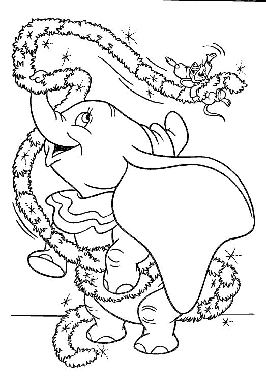 Dumbo Coloring Pages TV Film dumbo 5 Printable 2020 02587 Coloring4free