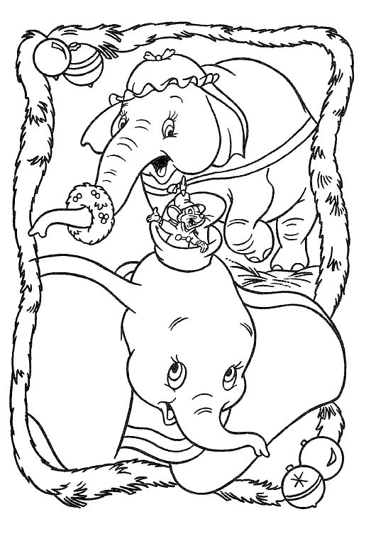 Dumbo Coloring Pages TV Film dumbo 6 Printable 2020 02589 Coloring4free