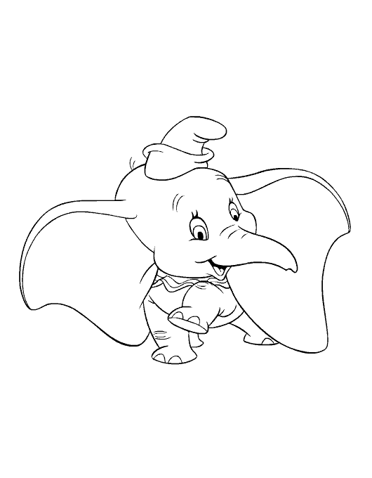 Dumbo Coloring Pages TV Film dumbo 9 Printable 2020 02593 Coloring4free