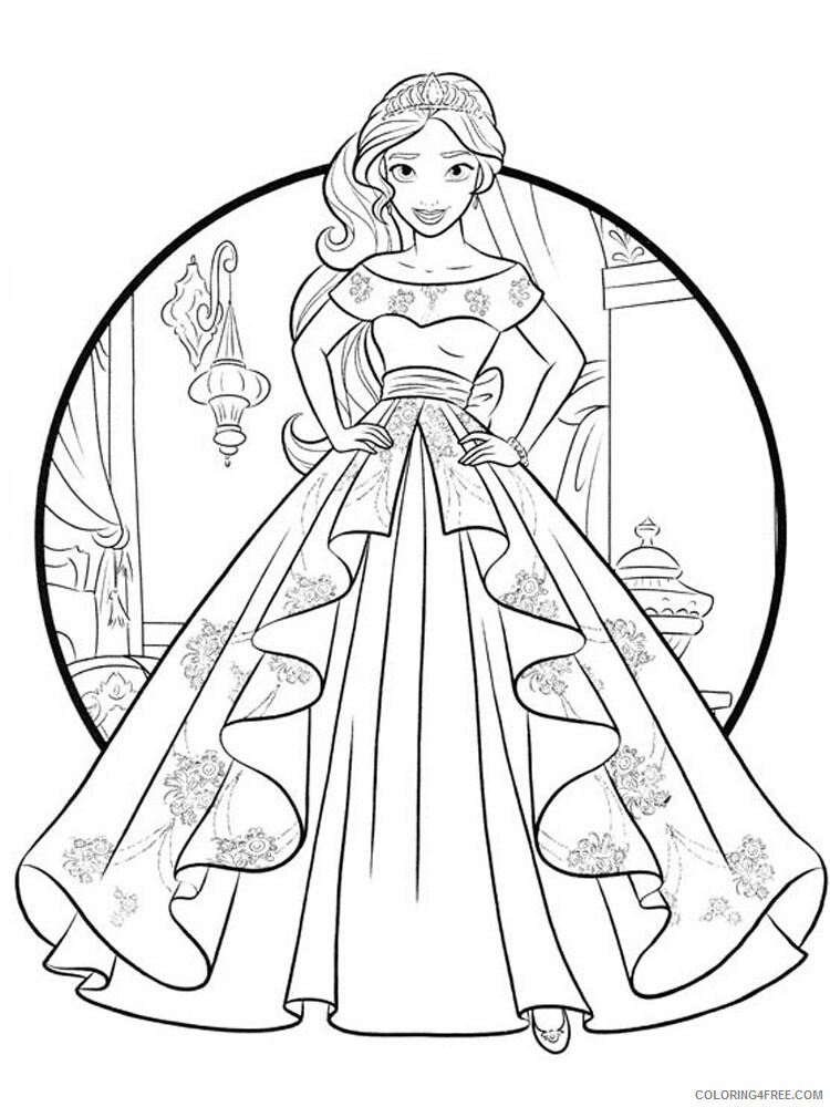 Elena of Avalor Coloring Pages TV Film Elena of Avalor 10 Printable 2020 02612 Coloring4free