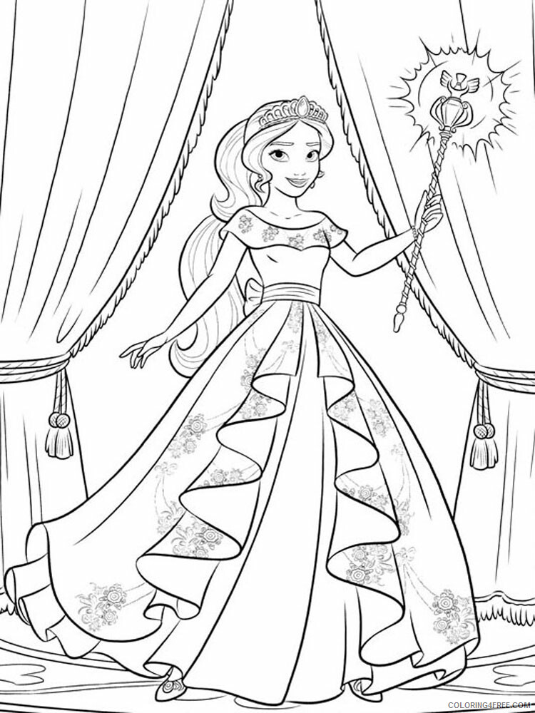Elena of Avalor Coloring Pages TV Film Elena of Avalor 11 Printable 2020 02613 Coloring4free