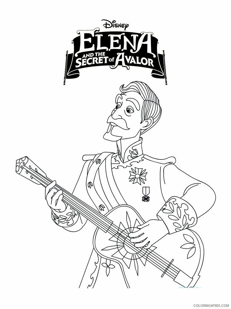 Elena of Avalor Coloring Pages TV Film Elena of Avalor 12 Printable 2020 02614 Coloring4free