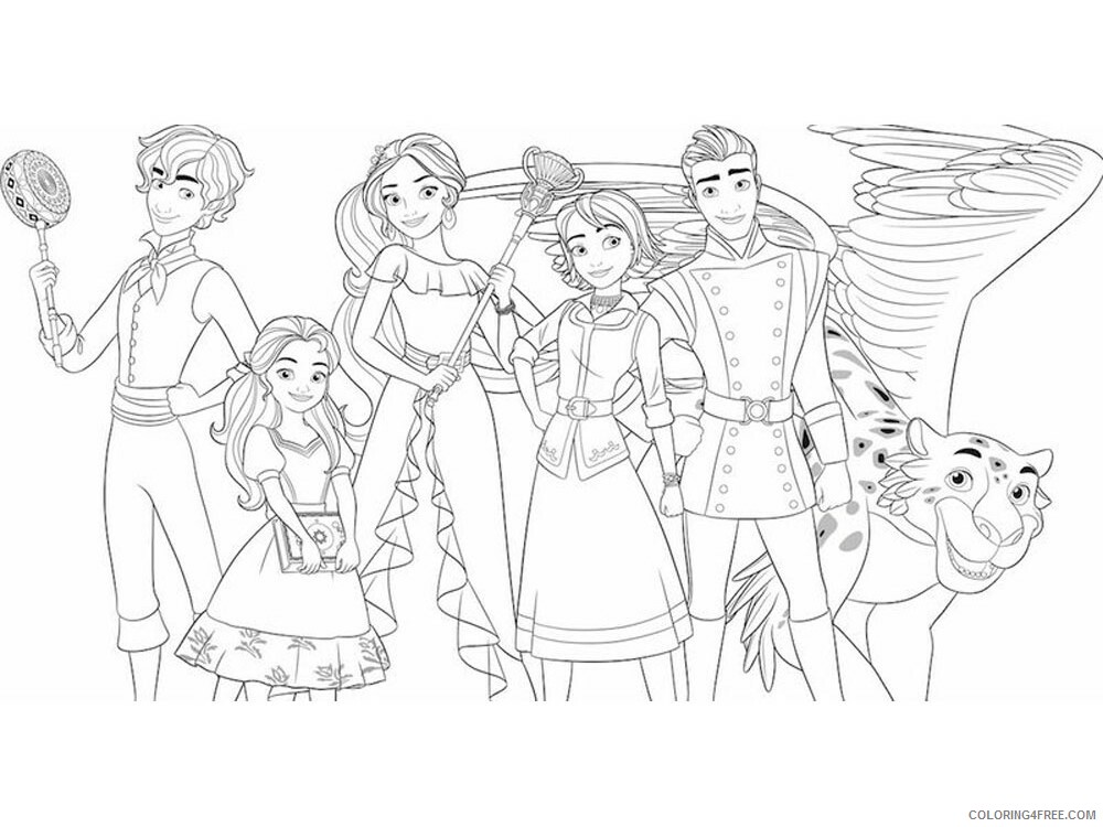 Elena of Avalor Coloring Pages TV Film Elena of Avalor 13 Printable 2020 02615 Coloring4free