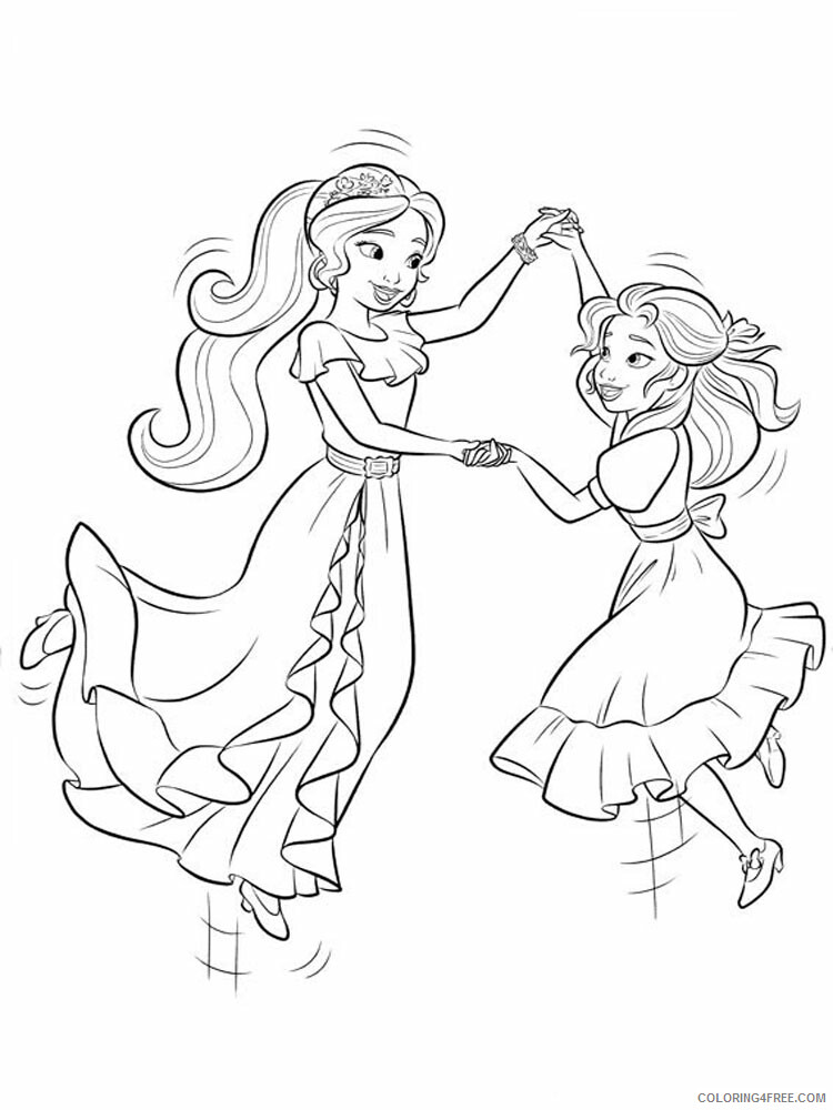 Elena of Avalor Coloring Pages TV Film Elena of Avalor 2 Printable 2020 02621 Coloring4free